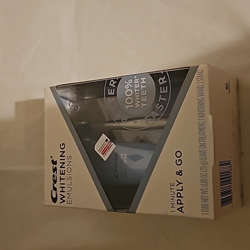 CREST whitening emulsions